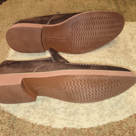 Hush Puppies Dark Brown Suede Slip-Ons - Picture 8 of 8